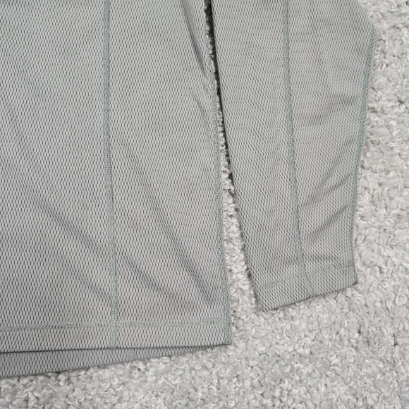 Obermeyer Shirt Men Large Gray 1/4 Zip Long Sleeve Pullover Outdoors Hiking READ - Picture 2 of 11